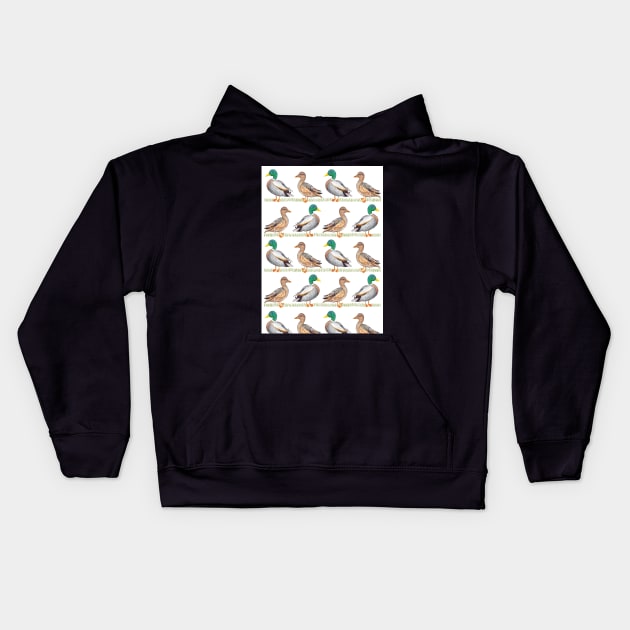 STOKE ON TRENT: AY UP DUCK Kids Hoodie by shelleyjayne